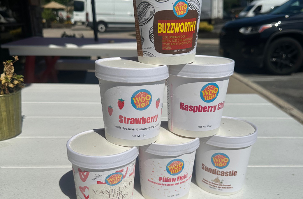 Woo Hoo Ice Cream available at Fusaro’s Pizza & Pasta in Manahawkin NJ