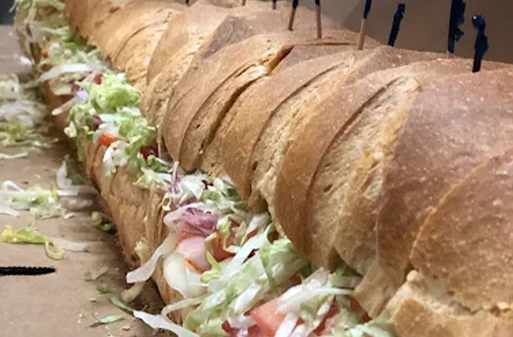 Sub and wrap platters available from Fusaro’s catering menu